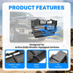 Active Grille Shutter W O Motor For 2015-2022 Chevrolet Colorado GMC Canyon