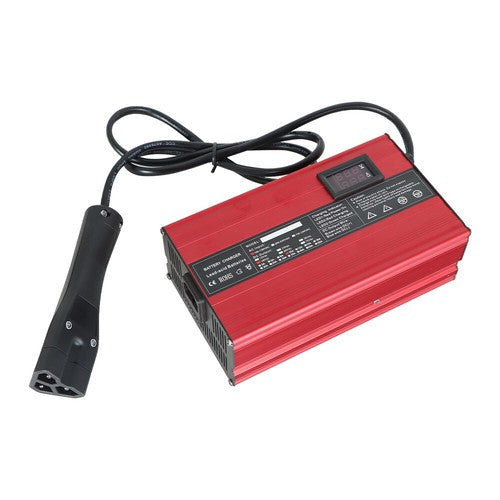 Fit For EZGO RXV TXT Golf Cart 48V 10A Battery Charger "Triangle" 3 Pin Plug New
