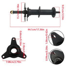 Fit For 6 Inch and 7 Inch wheels 40 Inch Rear Axle Kit with 3 Stud Hub New