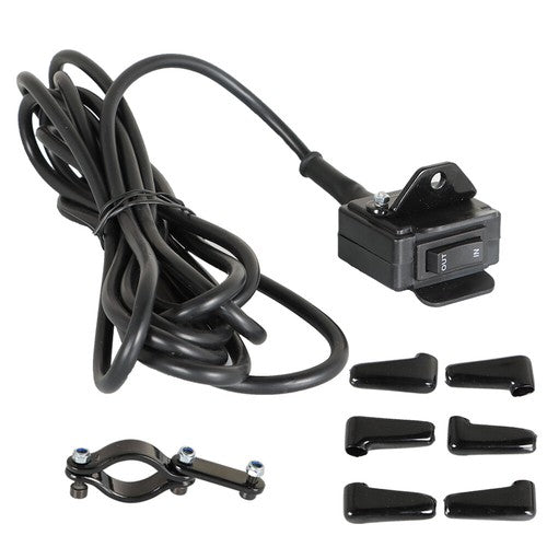 12V Solenoid Relay Contactor&Winch Rocker Thumb Switch Combo Set for ATV