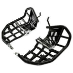 Nerf Bars for Kawasaki KFX 700 Pro Peg Heel Guards Steel Side Step Bar BLK