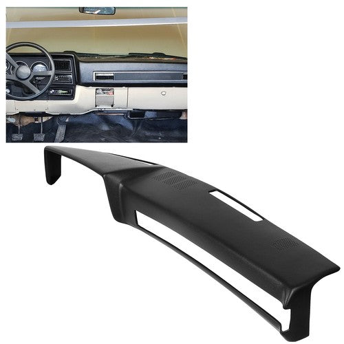 Black Dash Pad Cover Cap For 1981-1991 Chevrolet GMC Truck SUV