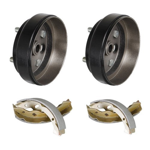 For Ezgo TXT Electric Golf Carts Rear Brake hub Drums Brake Shoe Kit 1996+ New