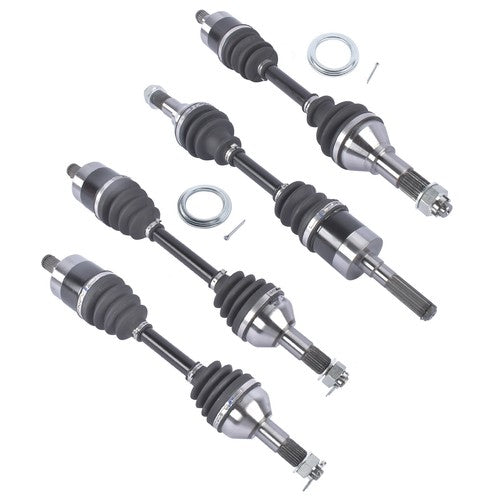 4x CV Axles Set Front Rear Left Right for Can-Am Outlander Max 500 650 850 1000R