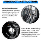 Headlights for 11-19 Dodge Grand Caravan 08-16 Chrysler Town and Country Left Driver