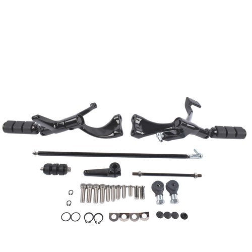 Forward Controls Foot Pegs Levers Linkages For HarleySportster 883/1200 Aluminum