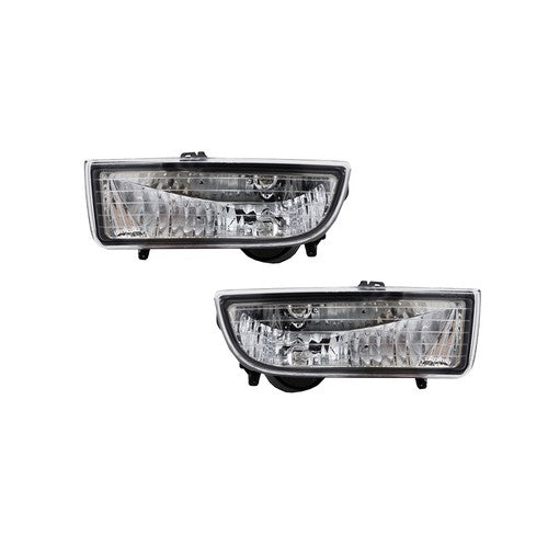 Clear Lens Fog Lights Bumper Driving Lamps w/wiring for 1997-2001 for Honda Prelude