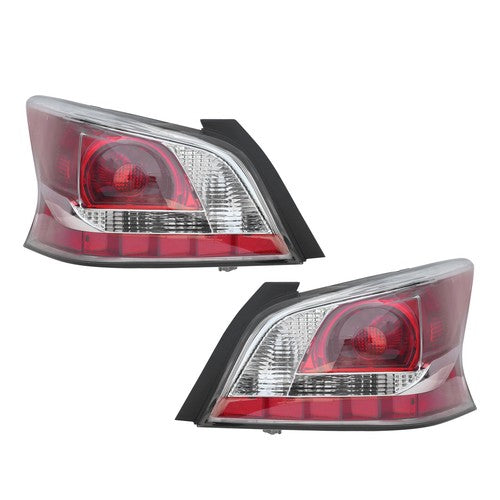 Pair Tail Lights Brake Lamp LH RH for 2013 2014 2015 for Nissan Altima Sedan 4Dr