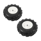 13x5.00-6" Rubber Tiller Tire & Wheel 1" Axle Size For Garden Tractor Tire 2Pack