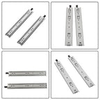 1 Pair 14 inch Drawer Slides 150 lbs Load Capacity Side Mount Extension