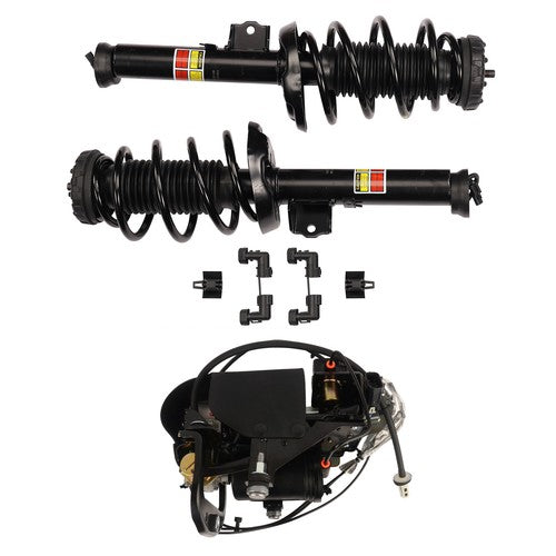 Set of 3 Front Shock Strut Assys & Air Compressor For Cadillac XTS 3.6L V6 13-19