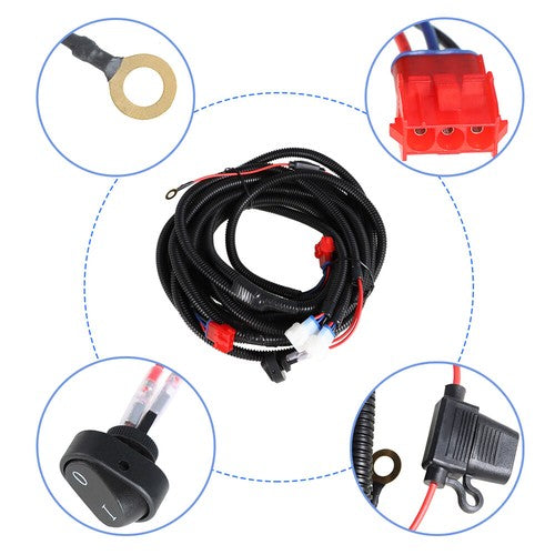 LED Headlights/Tail Lights Kit Adjustable For Club Car DS G&E Golf Cart 93+ USA