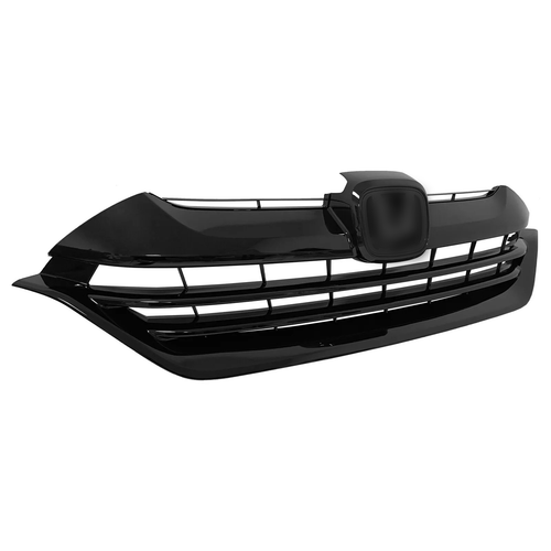Front Bumper Gloss Black Mesh Grille Grill for 2017-2019 for Honda CR-V