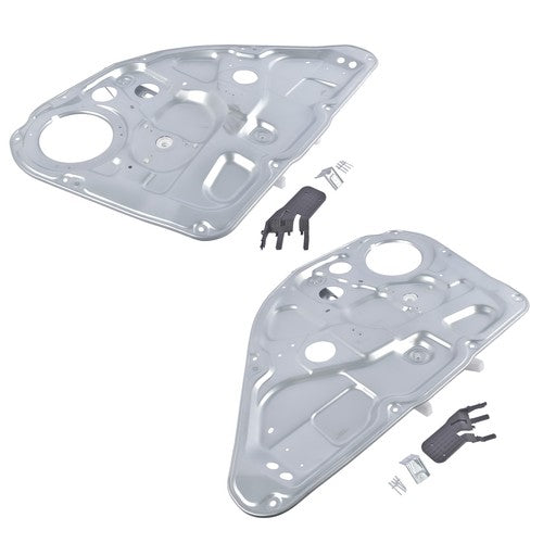 Pair Power Window Regulators Set Rear Left + Right for Hyundai Genesis 2009-2014