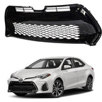 Front Bumper Lower Grille Grill Black for Toyota Corolla SE XSE 2017 2018 2019