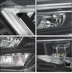 Chrome For Nissan Versa 2020-2021 Left Side Headlight Replacement Clear Lens LED