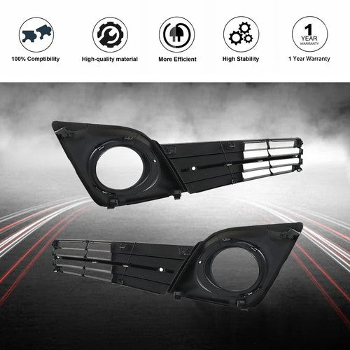 For Toyota Camry 2012 2013 2014 Series Fog Light Bezel Set Passenger&Driver Side
