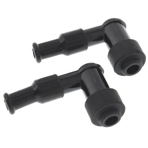 2��Spark Plug Boot Cap Cover Resistor  LB05F 90 Degree For Motorcycle Snow NEW