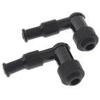 2��Spark Plug Boot Cap Cover Resistor  LB05F 90 Degree For Motorcycle Snow NEW