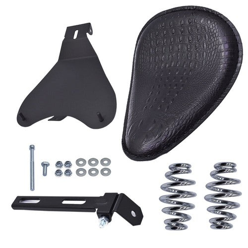 NEW For Yamaha VStar 1300 1100 950 650 Black Motorcycle Bobber Solo Seat Spring