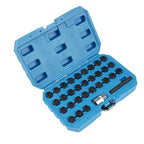 32pc Wheel Lock Lug Nut Master Key Set Removal Socket Tool Kit for Mercedes-Benz