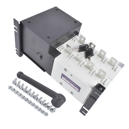 Industrial Automatic Transfer Switch 4P 160A 110V or 220V Plastic Copper Steel