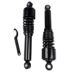 Black 13in Heavy Duty Rear Shocks For Harley Road King Touring Street Tour Glide