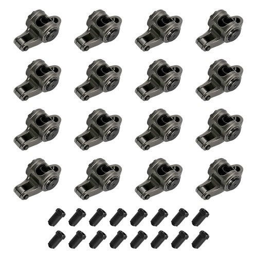 For Chevy SBC 267 350 1.6 Ratio 7/16" Full Roller Rocker Arms No Self-Aligning