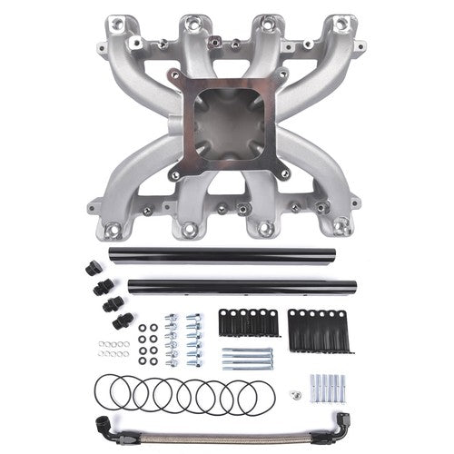 Single-Plane EFI Intake Manifold w/ Fuel Rails 300-137 For GM Gen LS1 LS2 LS6