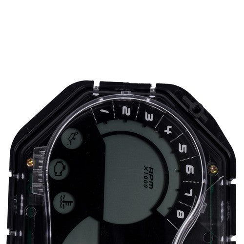 LCD Speedometer Gauge Cluster with Chrome Bezel Fits for Sea-Doo GTI Rental SE