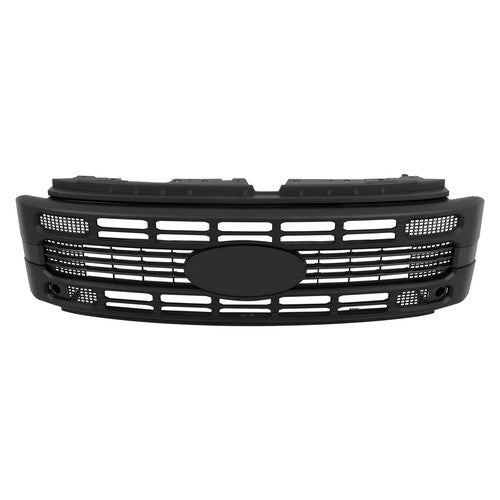 For Ford F250 2023 2024  Super Duty XL/XLT Black Plastic Grille Front Upper New