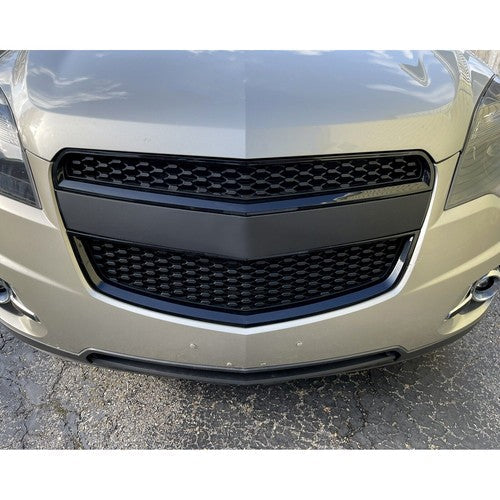 Black Front Upper Bumper Grille Honeycomb For 10-15 Chevy Equinox