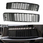 2Pcs Front Bumper Outer Grille Left+Right For Audi Q7 S-line Sport 2011-2015