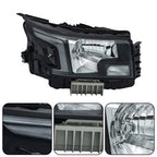 Headlight Replacement For Nissan Frontier 2022-2023 RH Side Clear Black Halogen
