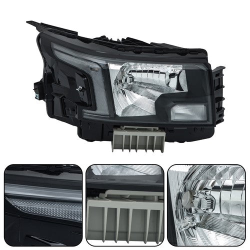 Headlight Replacement For Nissan Frontier 2022-2023 RH Side Clear Black Halogen