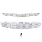 Chrome Snap On Grille Overlay Grill Covers Inserts for 2016 2018 Chevy Malibu