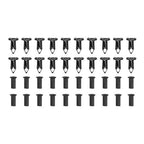 Front Fender Liner Set With Clips For 1999 2007 Chevrolet GMC Cadillac GM1246110