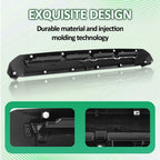Front Upper Hood Bulge Molding Trim Matte Black for Toyota Tundra 14-21