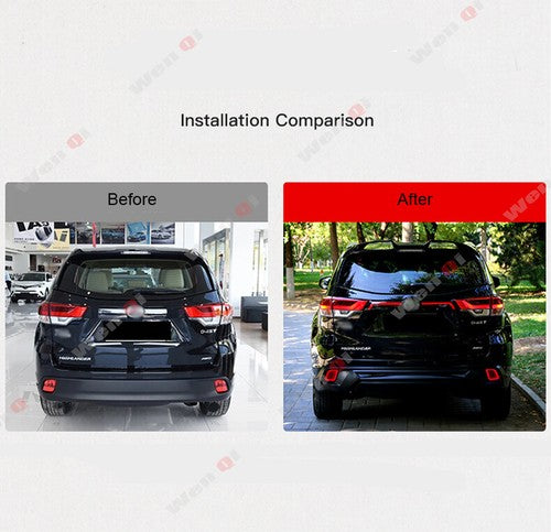 LED Tail Rear Trunk Light Breathing Turn Signal for Toyota Highlander 2014-2019