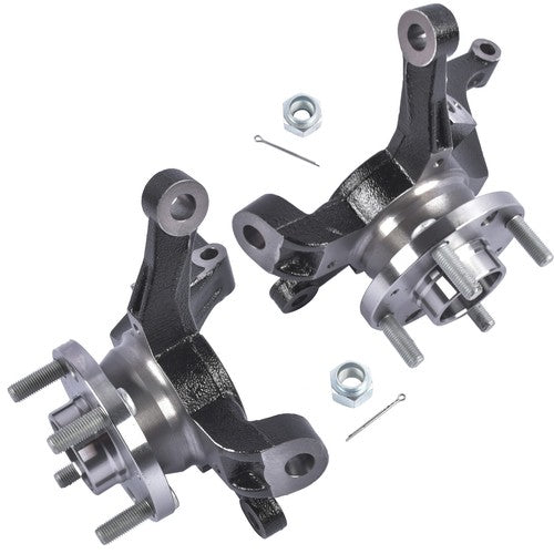 Pair Steering Knuckle Left & Right for Chevy Aveo Aveo5 Pontiac G3 1.6L L4 04-11