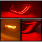 2PCS LED Outer Tail Light Rear Brake Lamp for 2018-2021 for Infiniti Q50 Pair