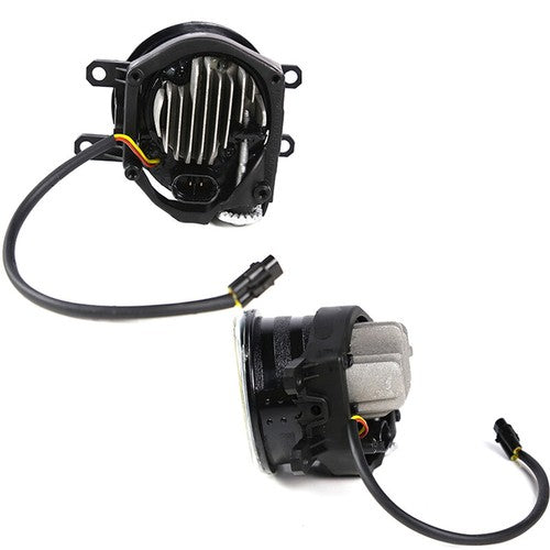Double Color LED Fog Lights Lamps Fit Toyota Highlander Camry Corolla w/wiring