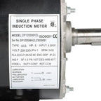 5 HP Compressor Duty Electric Motor 1 Phase 3450 RPM 56HZ Frame 7/8" Shaft 230V