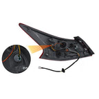 Passenger Right Side Tail Lamp Assembly LED For Nissan Altima 2013 Replacement