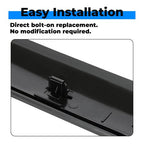 Black Front Hood Molding Trim for 07-13 GMC Sierra 1500 2500HD 3500 HD