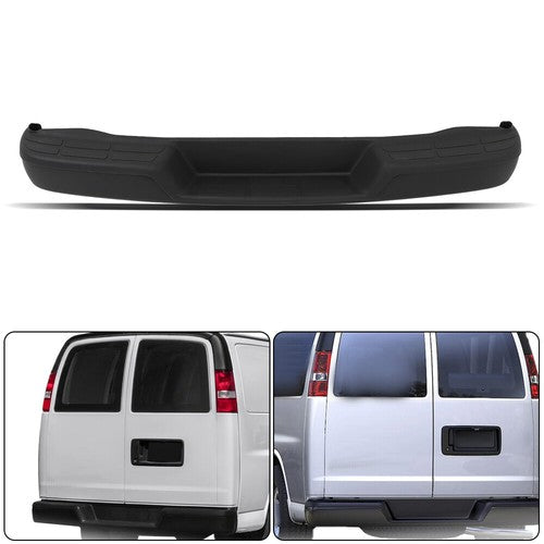 For 1996-2021 Chevy Express 2500 3500 Rear Step Bumper Primered Steel GM1103143