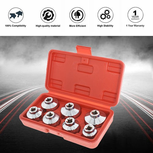 Cartridge Housing Oil Filter Cap Wrench Socket Tool Set 24mm 30mm for Cadillac