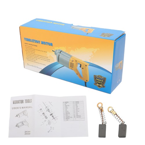 Electric Concrete Vibrator Concrete Vibrabrater with 5 FT Copper Shaft US