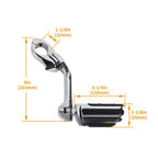 Long Highway Foot Pegs Fit for Harley Touring Road King Street Glide 1 1-4 Bars