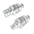 Male Female Flat Face Coupler Kit For Bobcat Loader Excavator 7246790 6667807